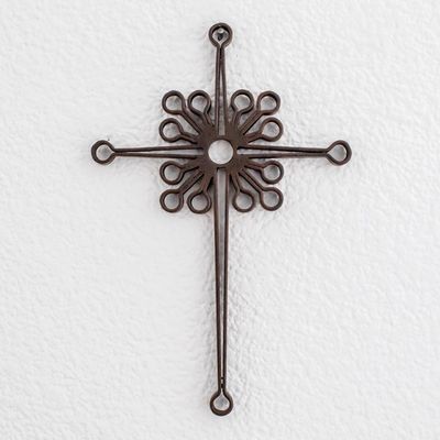 Main image for Fair Trade Religious Metal Wall Art Cross Christian Dynamic