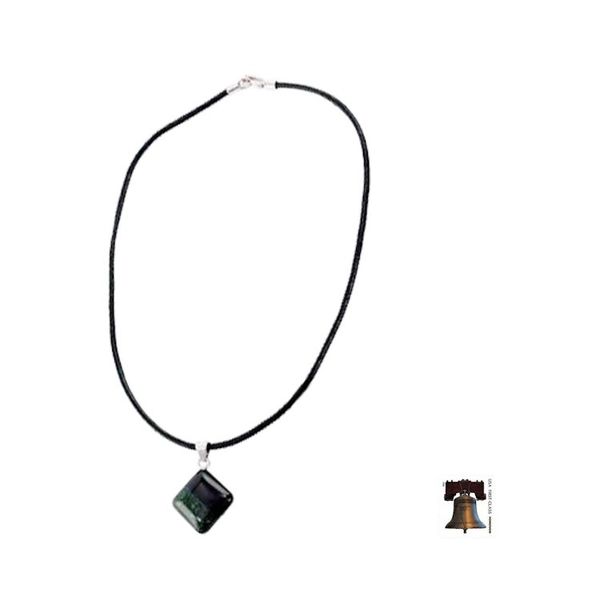 Alternate image for Cotton and Jade Pendant Necklace from Central America Duality