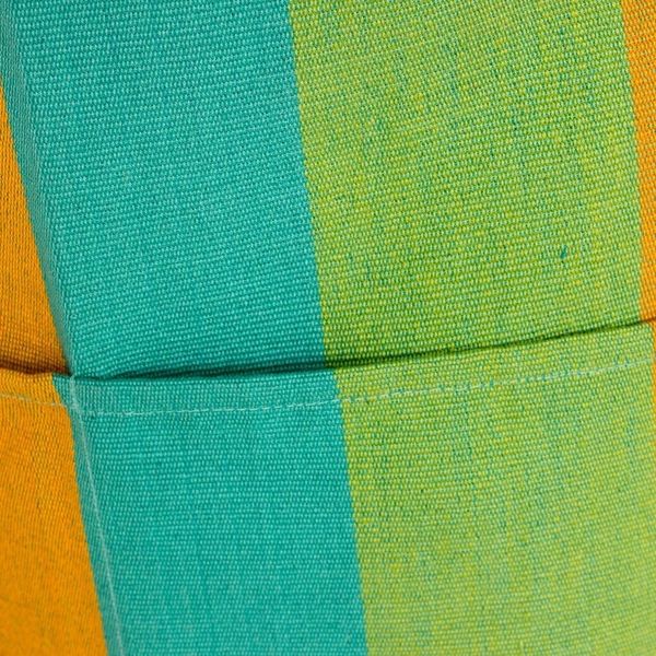 Alternate image for Handwoven Striped Cotton Apron from Guatemala Summer Cooking