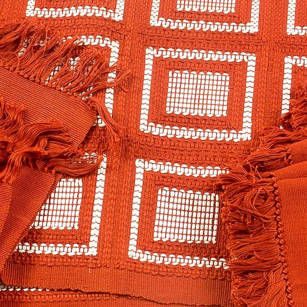 Alternate image for Hand-woven Cotton Placemats and Napkins set of 6 Antigua Brown