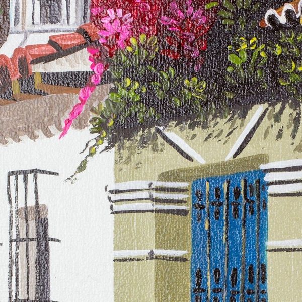 Alternate image for Signed Painting of Antigua Guatemala in Oils on Canvas Antigua