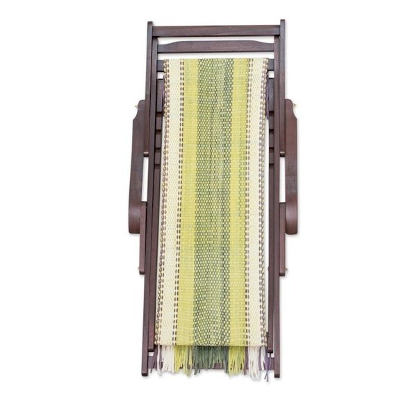 Alternate image for Adjustable Wood Frame Recycled Cotton Blend Hammock Chair Paradise Fields