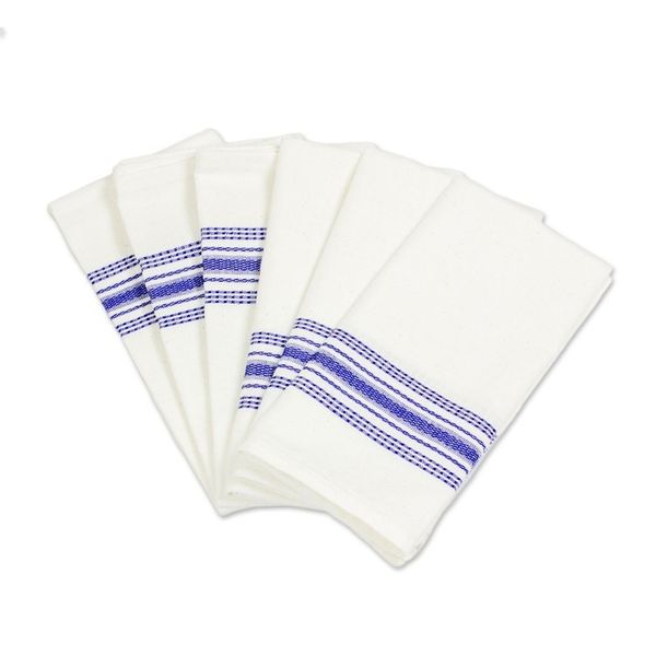 Alternate image for Striped 100 Cotton Napkins from Guatemala Set of 6 Peaceful Stripes