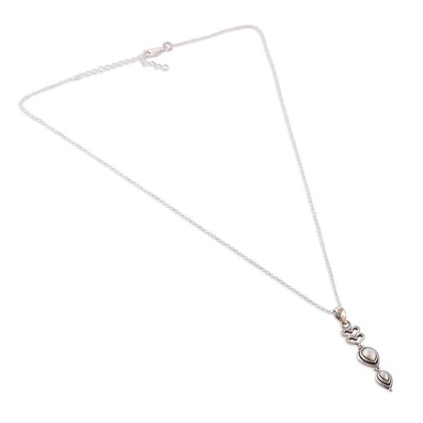 Alternate image for Classic Cream and Grey Cultured Pearl Heart Pendant Necklace Pearly Romance