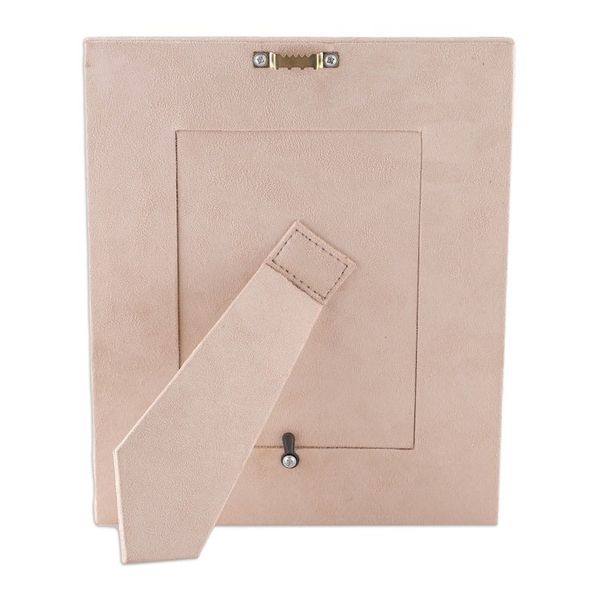 Alternate image for Star-Patterned Red and Flamingo Leather Photo Frame 4x6 Starry Instant