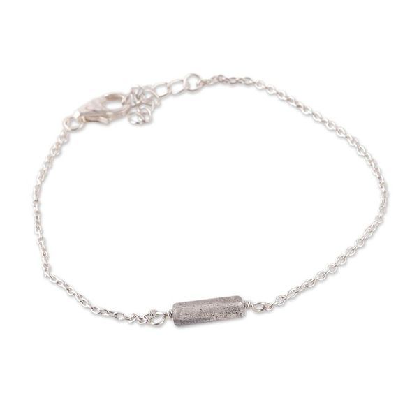 Alternate image for Natural Labradorite Pendant Bracelet in a High Polish Finish Trendy Shades