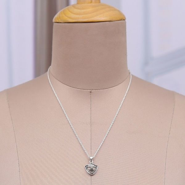 Alternate image for Polished Lion-Themed Sterling Silver Pendant Necklace Roaring King