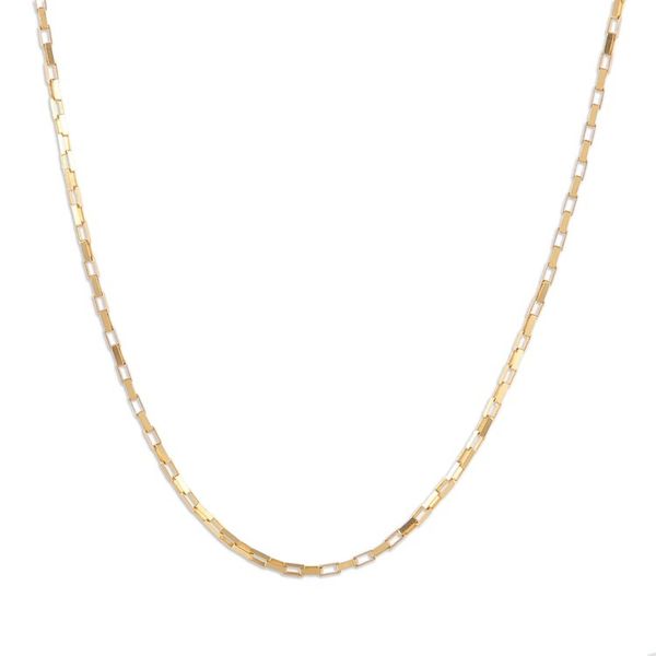 Alternate image for High-Polished 22k Gold-Plated Venetian Chain Necklace Venetian Caprice