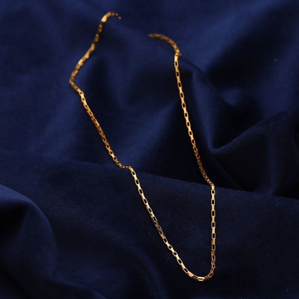 Alternate image for High-Polished 22k Gold-Plated Venetian Chain Necklace Venetian Caprice