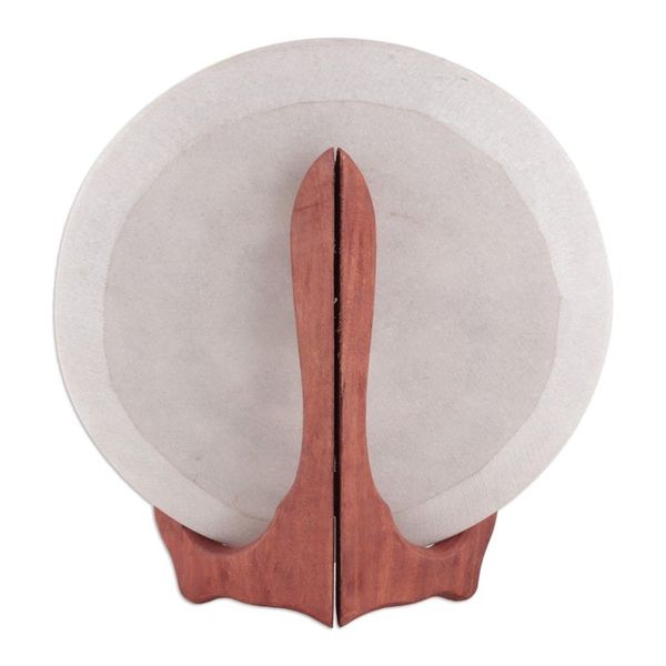 Alternate image for Traditional Floral and Leafy Marble Decorative Plate Blooming Celebration