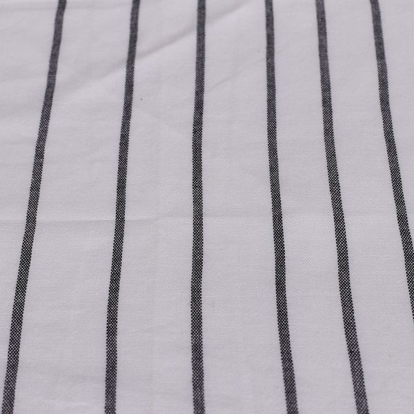 Alternate image for Set of 4 Handwoven Striped Cotton Napkins in Serene Hues Striped Meals