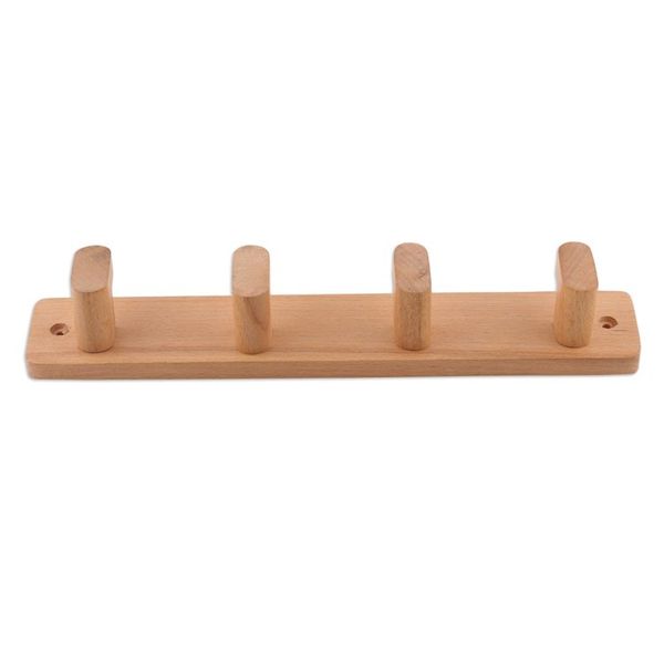 Alternate image for Minimalist Handcrafted Steam Beech Wood Coat Rack from India Sylvan Aesthetics