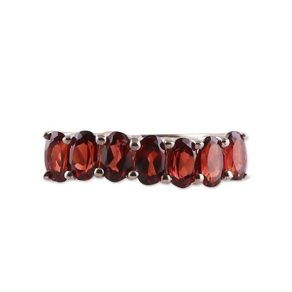 Alternate image for Polished One-Carat Faceted Garnet Cocktail Ring from India Positive Passion