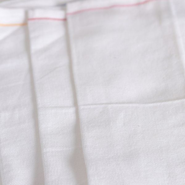 Alternate image for Set of 8 Woven Mini Cotton Dish Towels with Colorful Lines Rainbow Flavors