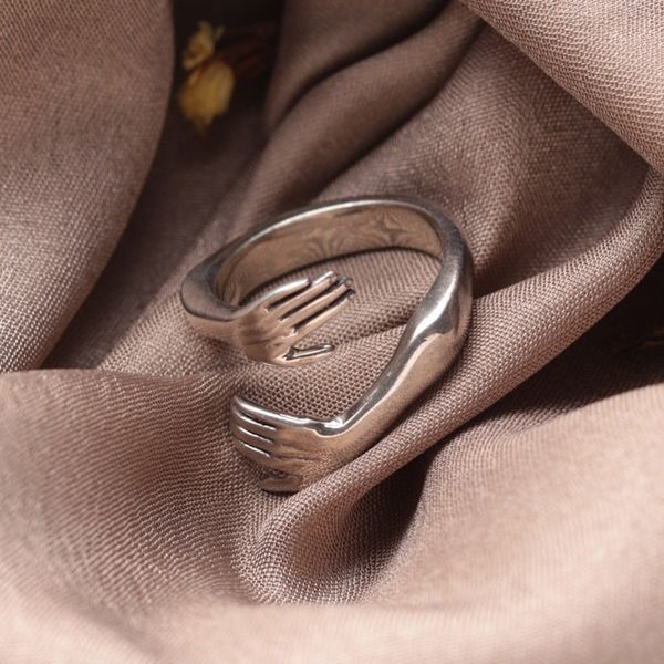 Alternate image for Inspirational Polished Sterling Silver Wrap Ring from India Friendly Embrace