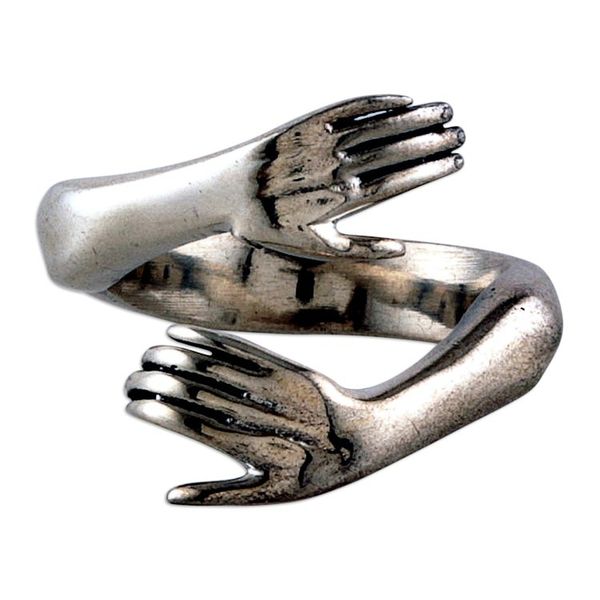 Alternate image for Inspirational Polished Sterling Silver Wrap Ring from India Friendly Embrace
