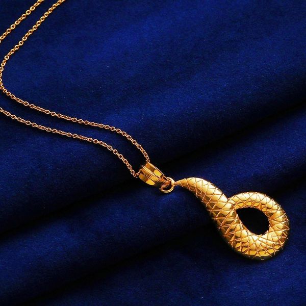 Alternate image for High-Polished Classic Brass Pendant Necklace from India Victorious Waves