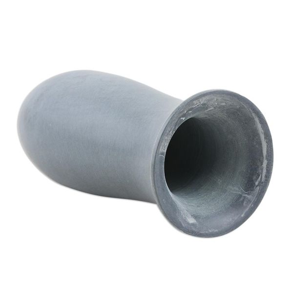 Alternate image for Grey Decanter Handcrafted from Natural Soapstone in India Grey Fantasy