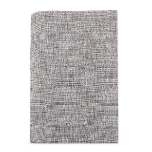 Alternate image for Grey Cotton Journal with Handmade Paper Handcrafted in India Chic Grey