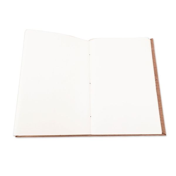 Alternate image for Buff Cotton Journal with Handmade Paper Handcrafted in India Chic Buff