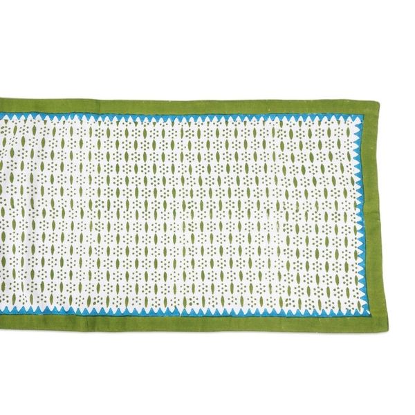 Alternate image for Handcrafted Block Print Cotton Table Linens Set for 4 Pyramid Saga