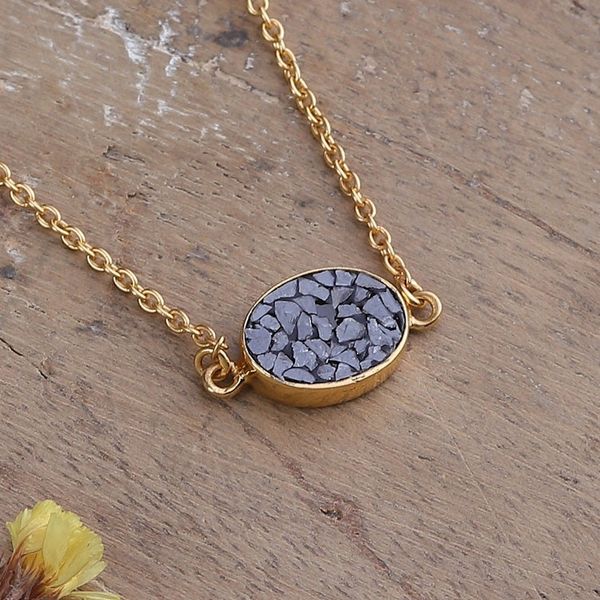 Alternate image for Polished 18k Gold-Plated Clear Quartz Pave Pendant Bracelet Souls Glory