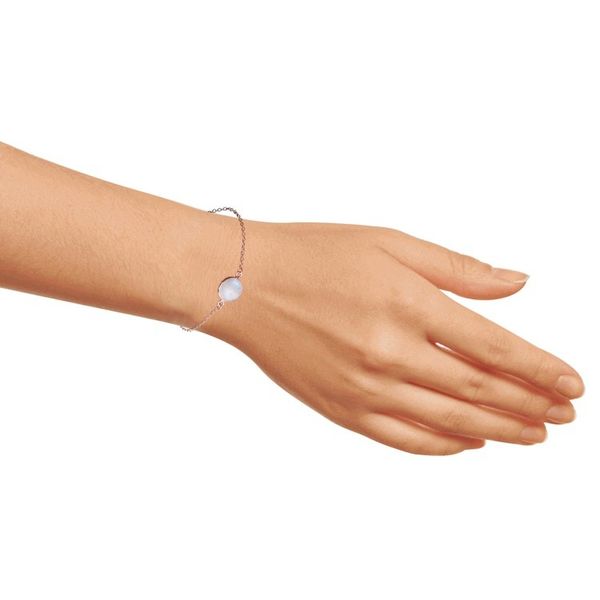 Alternate image for 18k Rose Gold-Plated Bracelet with 6-Carat Rainbow Moonstone Harmonious Core
