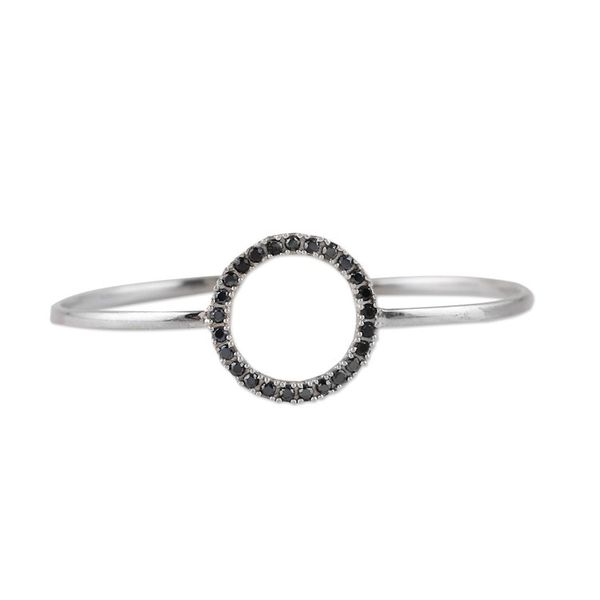 Alternate image for Modern Sterling Silver Cuff Bracelet with Spinel Jewels Mystic Alliance