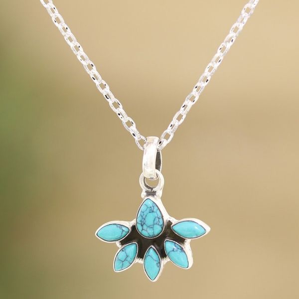 Alternate image for Sterling Silver Pendant Necklace from India Luminosity Crown