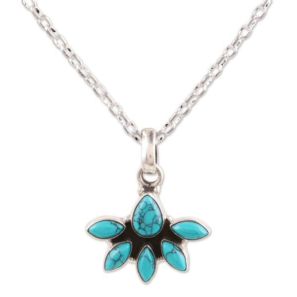 Alternate image for Sterling Silver Pendant Necklace from India Luminosity Crown