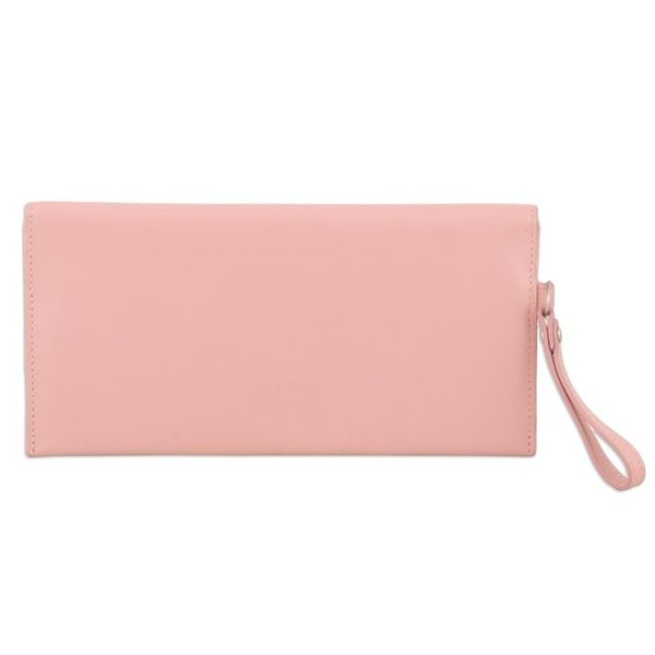 Alternate image for Hand Crafted Pink Leather Wristlet Cotton Candy in Pink