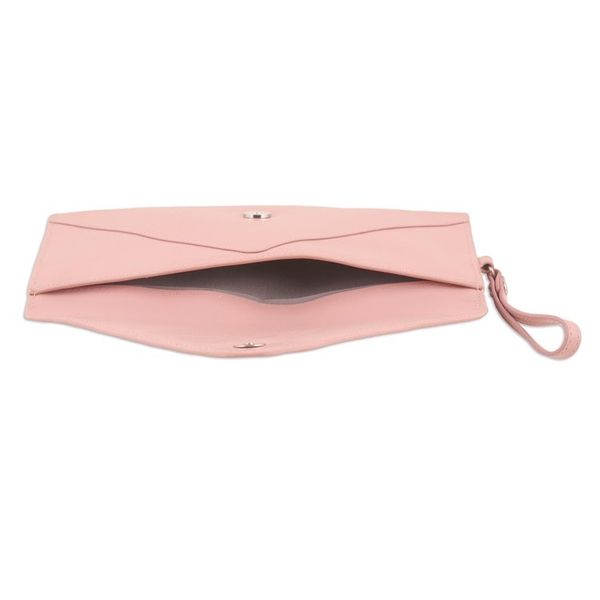 Alternate image for Hand Crafted Pink Leather Wristlet Cotton Candy in Pink