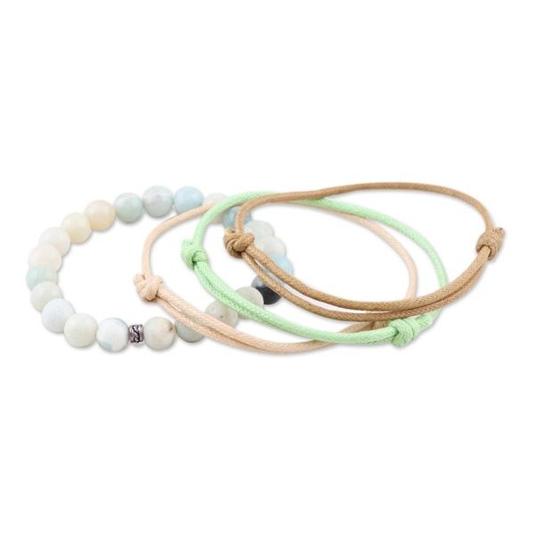 Alternate image for Onyx Beaded Bracelet and Necklace Jewelry Set Blissful Morning
