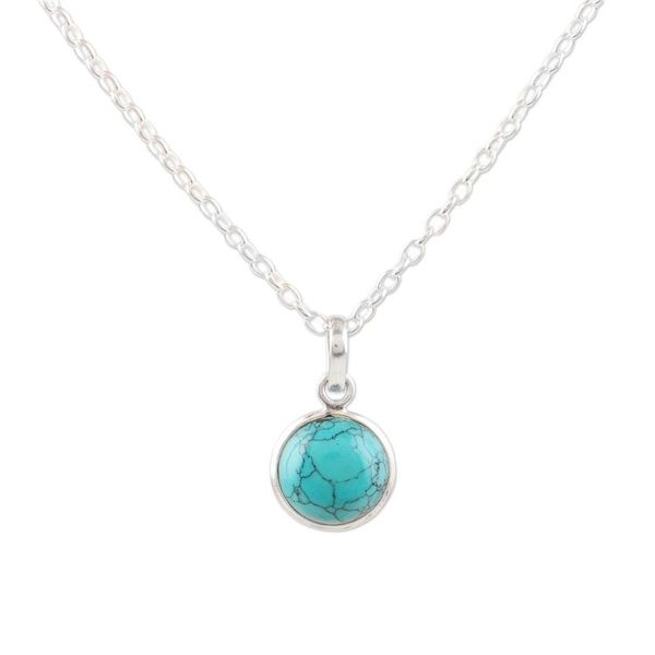 Alternate image for Handmade Indian Sterling Silver Pendant Necklace Sister in the Sky