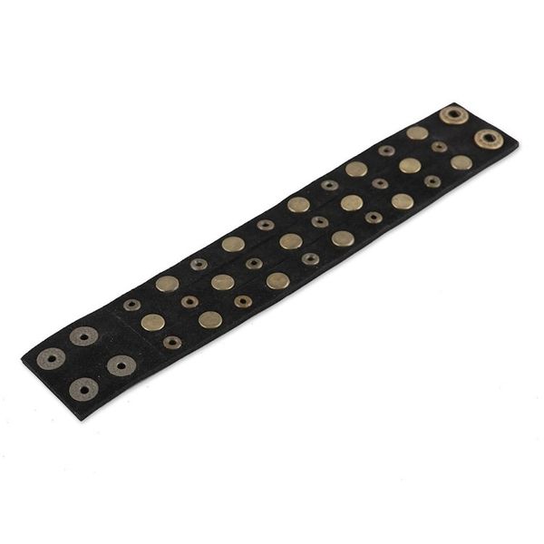 Alternate image for Brass-Studded Leather Cuff Bracelet Creative Harmony