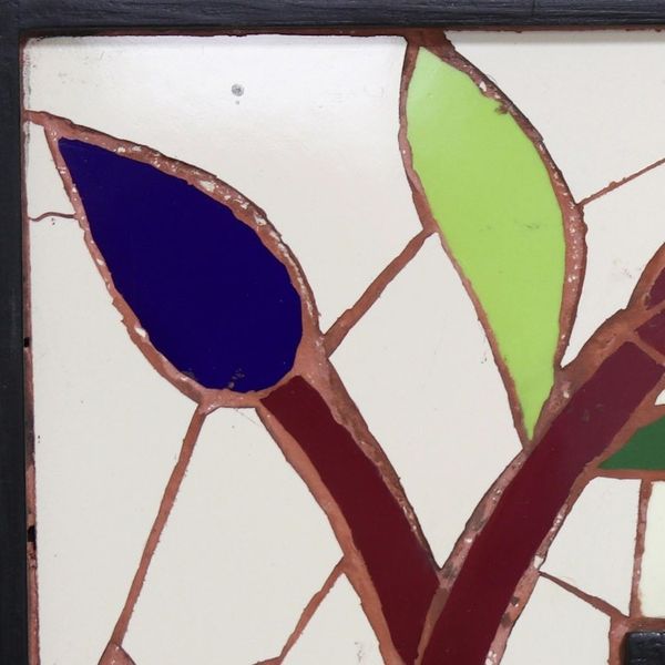 Alternate image for Ceramic Wall Mirror with Tulip Motif Tulip Glory