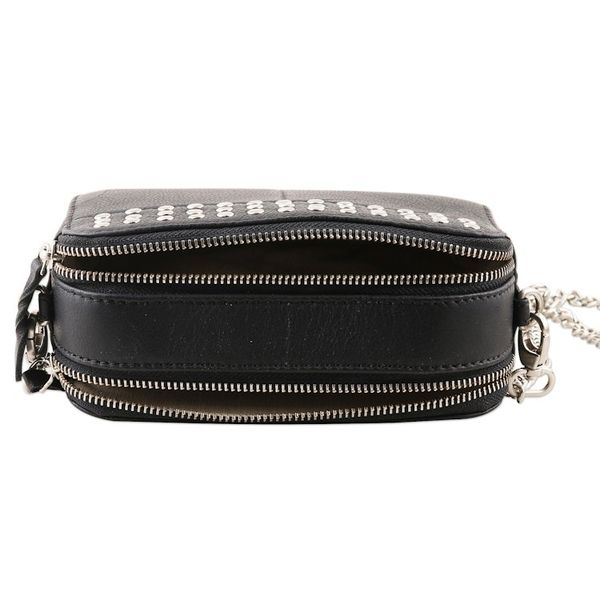 Alternate image for Hand Made Black Leather Sling Bag Memory Lane in Black