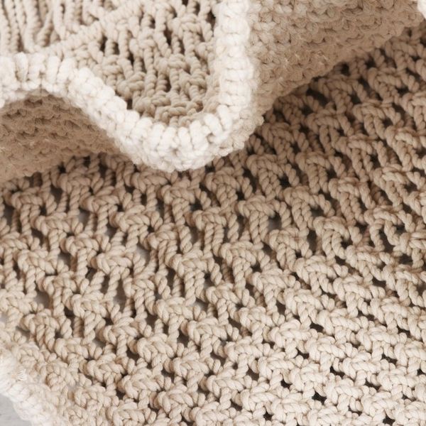 Alternate image for Bohemian Macrame Cotton Handle Handbag Essential Boho