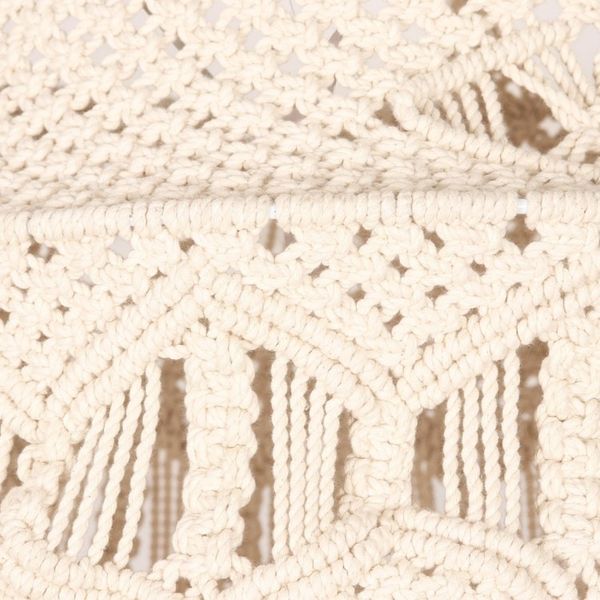 Alternate image for Hand Knotted Macrame Cotton Chandelier Boho Delight