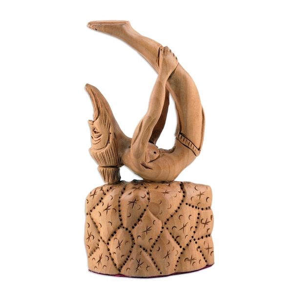 Alternate image for Artisan Crafted Yogi Sculpture Dhanurashana