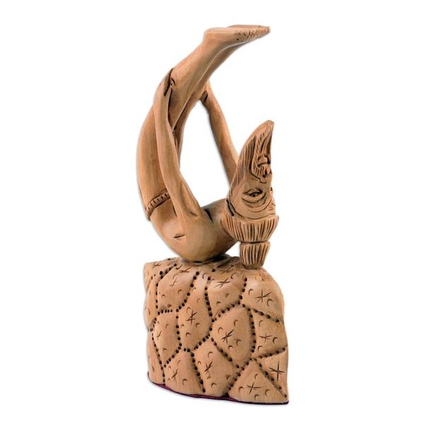 Alternate image for Artisan Crafted Yogi Sculpture Dhanurashana