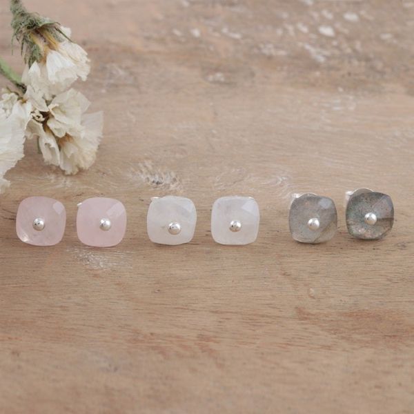 Alternate image for Gemstone Stud Earring Set of 3 Pairs Present Perfect