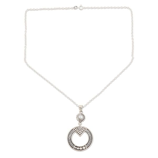 Alternate image for Cultured Pearl and Sterling Silver Pendant Necklace Whispered Voices