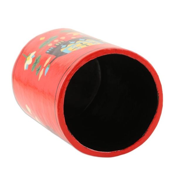 Alternate image for Papier Mache Elephant-Motif Pen Holder Tale of the River