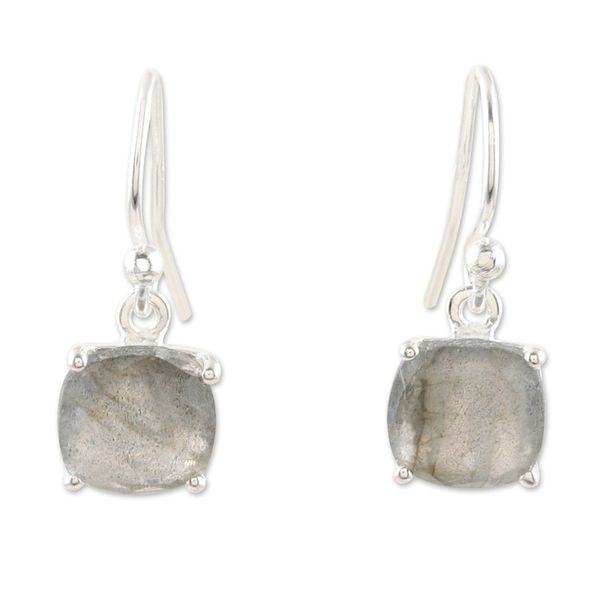 Alternate image for Handcrafted Labradorite Dangle Earrings Heaven Sent