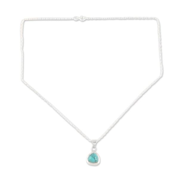 Alternate image for Hand Made Indian Sterling Silver Pendant Necklace Sky Realm