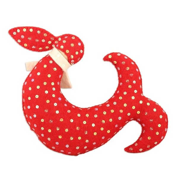 Alternate image for Felt Wool Mermaid Holiday Tree Topper Christmas Mermaid