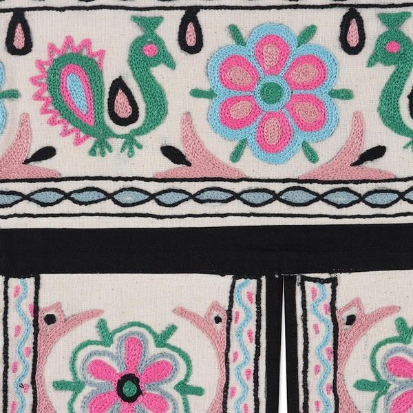 Alternate image for Embroidered Cotton Wall Hanging from India Garden Grow