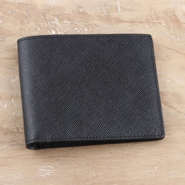 Alternate image for Artisan Crafted Mens Textured Leather Wallet Constant Companion