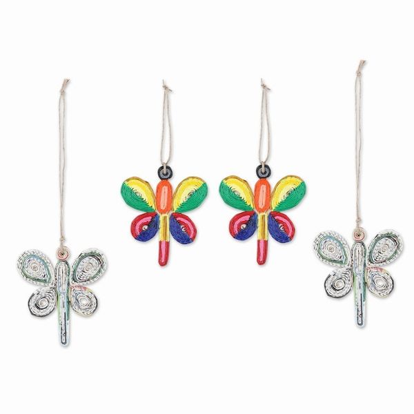 Alternate image for Eco-Friendly Dragonfly Ornaments Set of 4 Dragonfly Dreams
